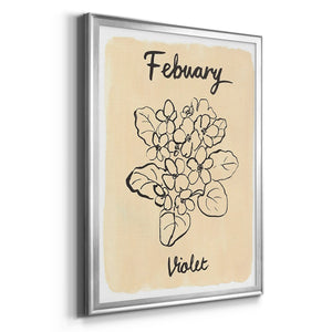 Birth Month II Premium Framed Print - Ready to Hang