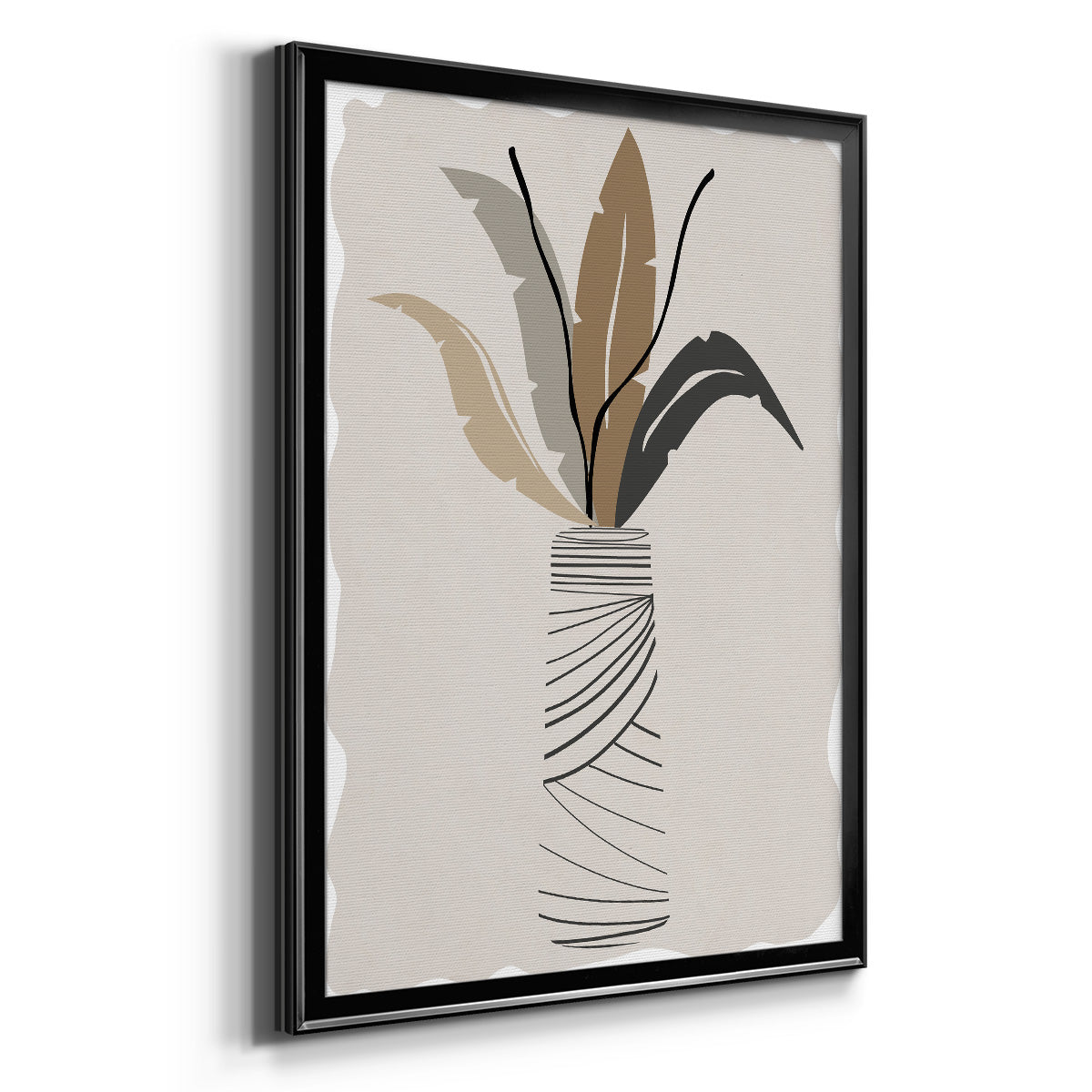 Palm Arrangement II Premium Framed Print - Ready to Hang