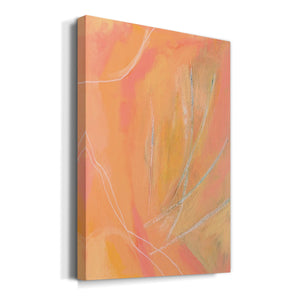 Peach Bliss II Premium Gallery Wrapped Canvas - Ready to Hang