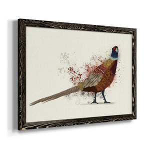 Pheasant Splash 2-Premium Framed Canvas - Ready to Hang