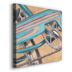 Retro Cycle III-Premium Gallery Wrapped Canvas - Ready to Hang