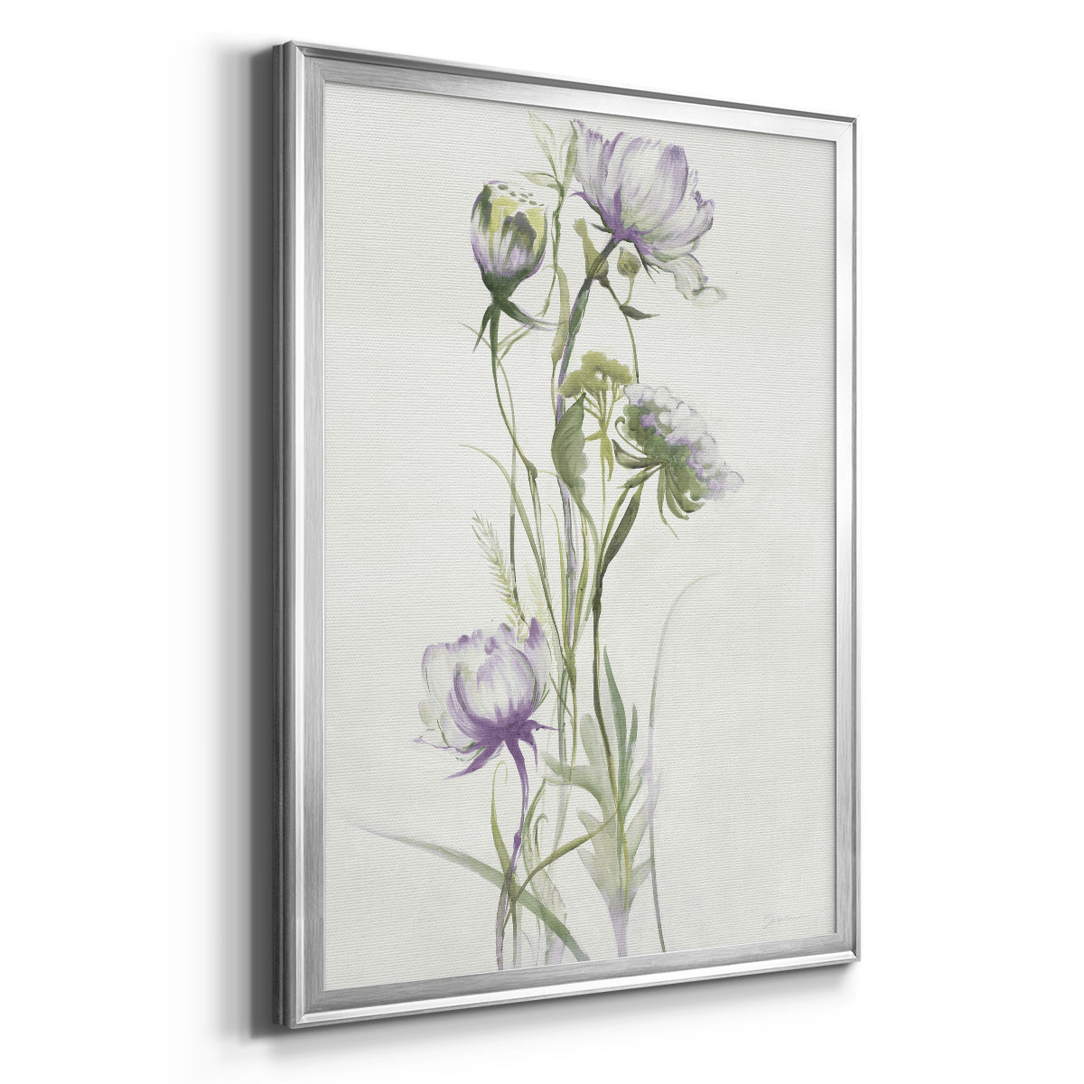 LATE SUMMER WILDFLOWERS I Premium Framed Print - Ready to Hang
