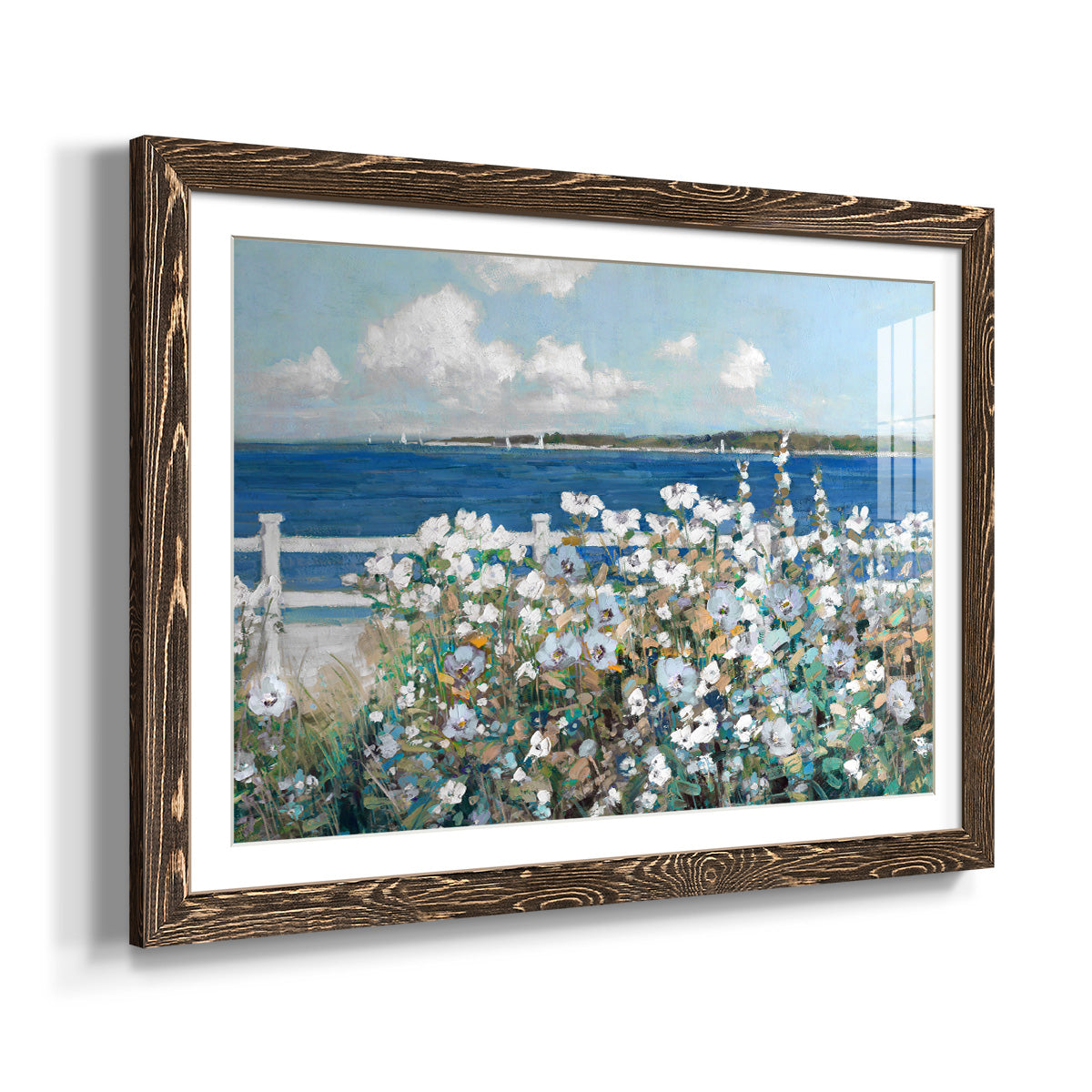 Bayside Garden-Premium Framed Print - Ready to Hang