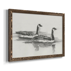 Geese Study I-Premium Framed Canvas - Ready to Hang