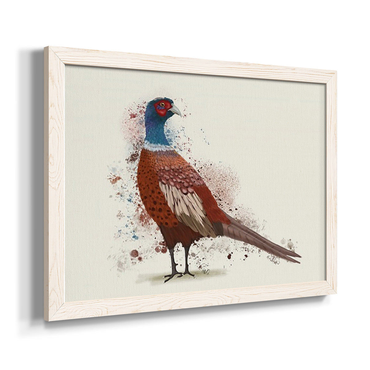 Pheasant Splash 5-Premium Framed Canvas - Ready to Hang