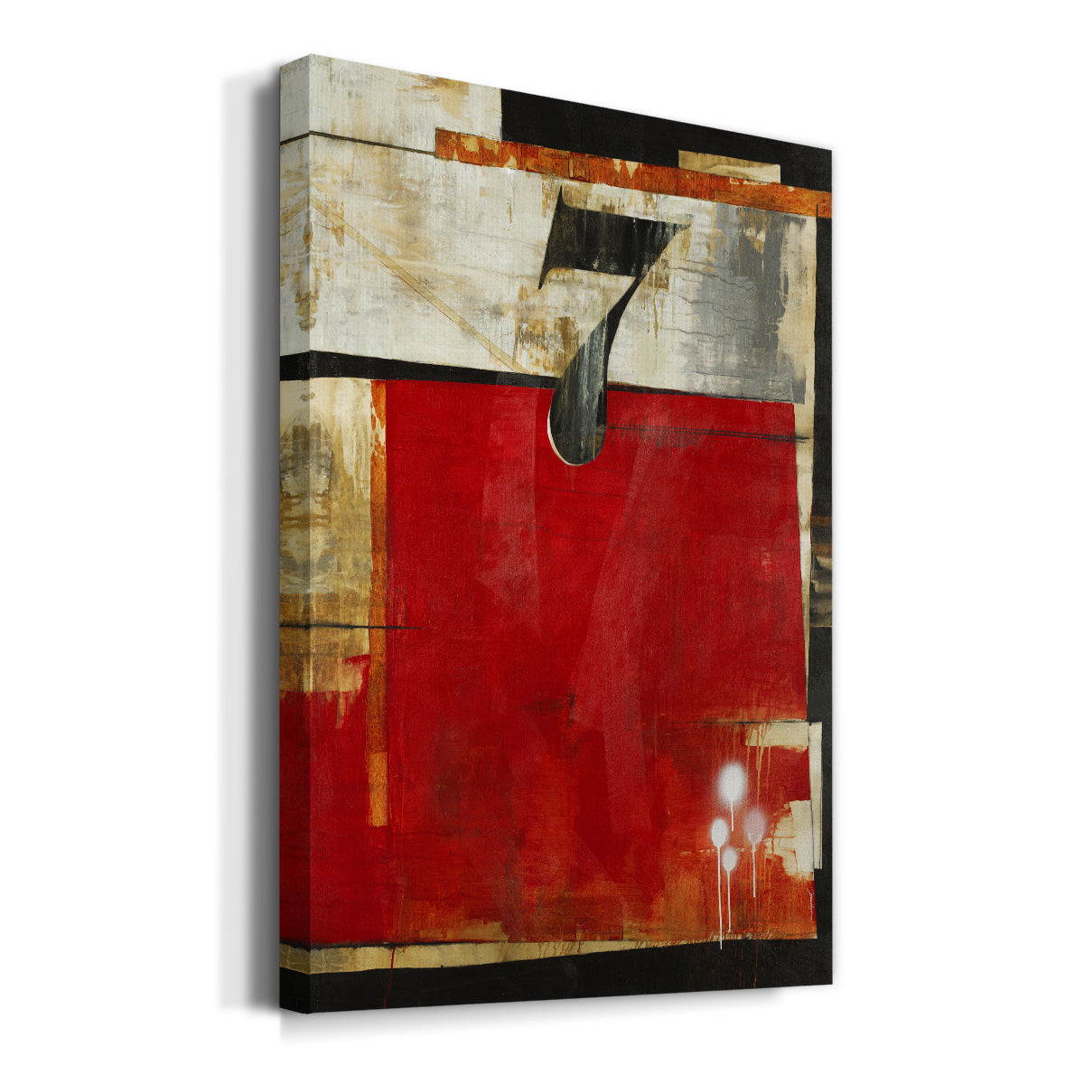 Lucky No. 7 Premium Gallery Wrapped Canvas - Ready to Hang