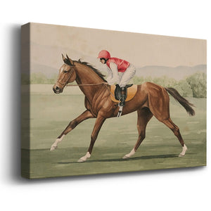 Vintage Equestrian I Premium Gallery Wrapped Canvas - Ready to Hang