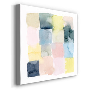 Pastel Patches I-Premium Gallery Wrapped Canvas - Ready to Hang