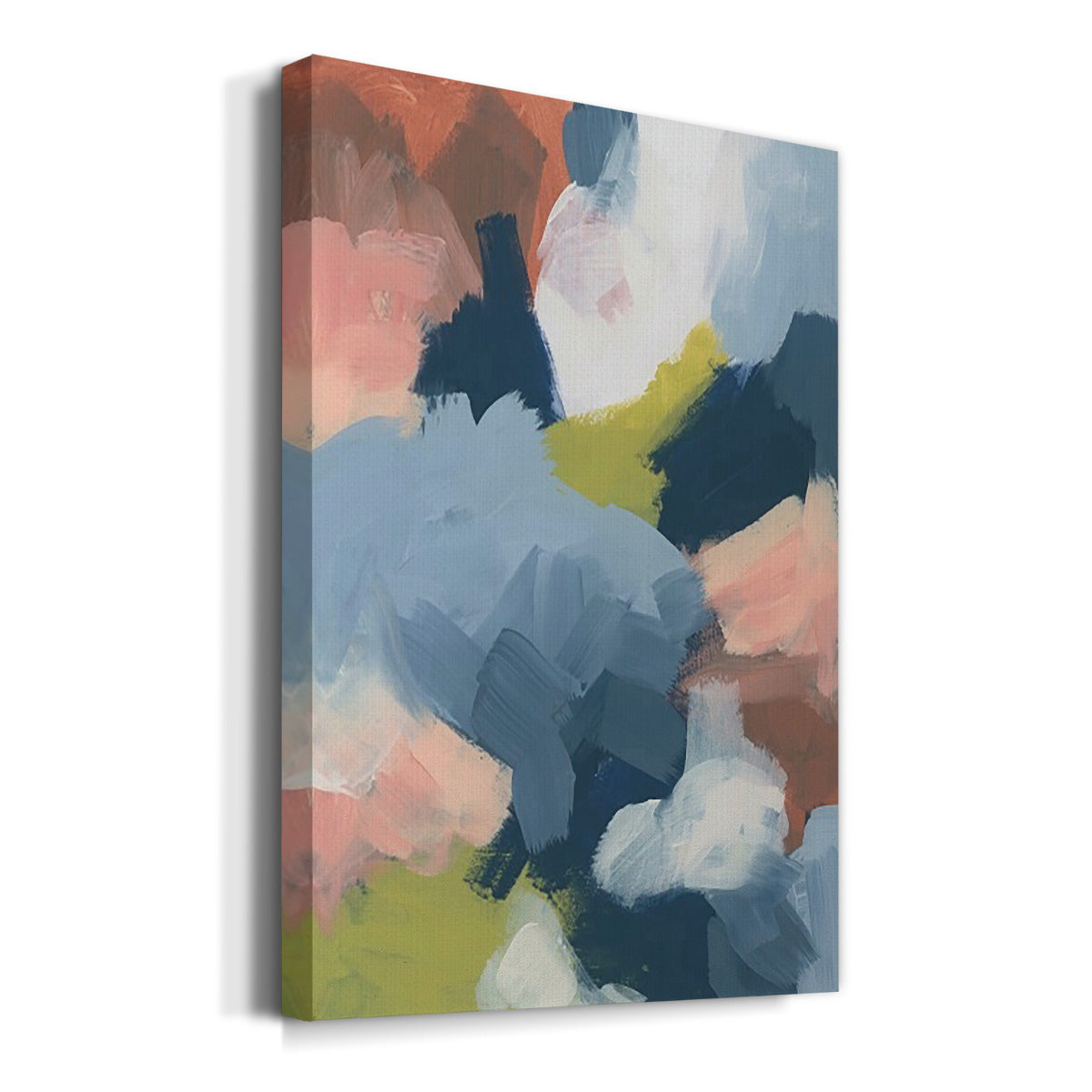 Soft Indigo Atmosphere I Premium Gallery Wrapped Canvas - Ready to Hang