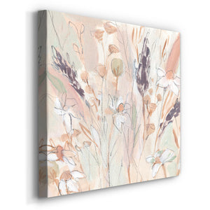 Lavender Flower Field II-Premium Gallery Wrapped Canvas - Ready to Hang