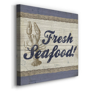 Beach Sign XII-Premium Gallery Wrapped Canvas - Ready to Hang