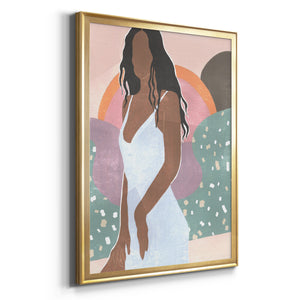 Curly Lady I Premium Framed Print - Ready to Hang