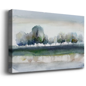 Warm Meadowline Indigo Premium Gallery Wrapped Canvas - Ready to Hang