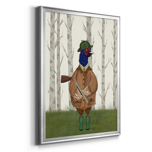 Pheasant Shooting Party 3 Premium Framed Print - Ready to Hang