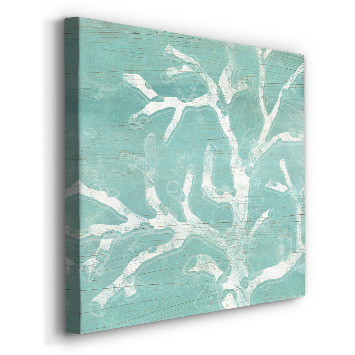 Cerulean Sea Coral IV-Premium Gallery Wrapped Canvas - Ready to Hang