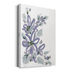 Periwinkle Patch I Premium Gallery Wrapped Canvas - Ready to Hang