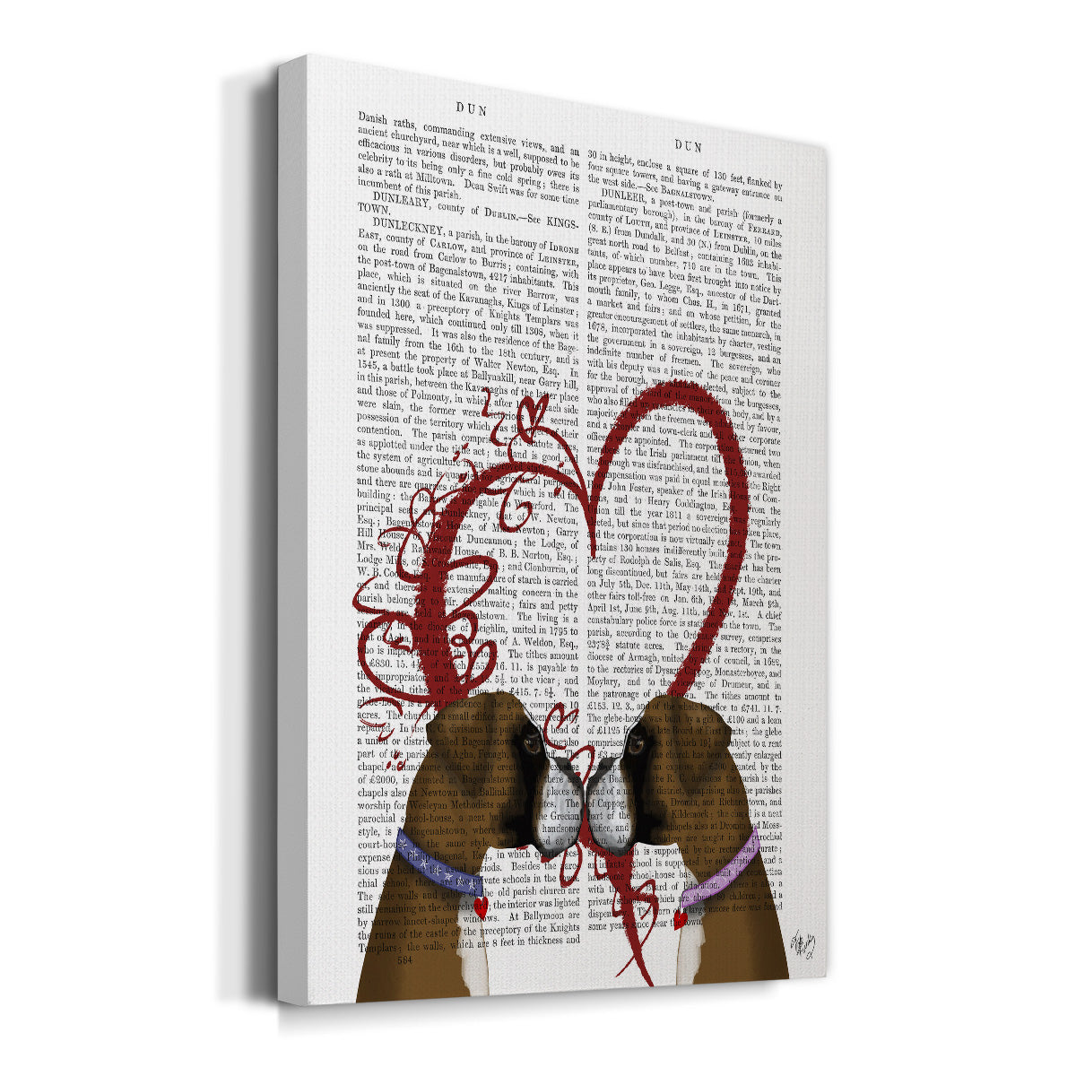 Boxer Love Premium Gallery Wrapped Canvas - Ready to Hang
