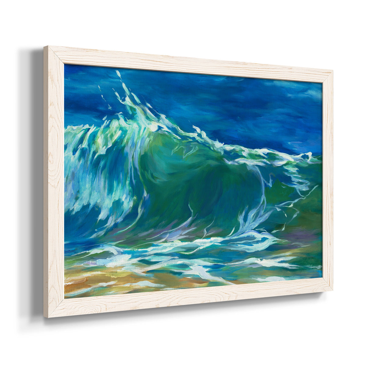 Green Flash-Premium Framed Canvas - Ready to Hang
