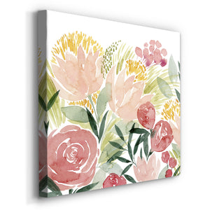 Sunkissed Posies I-Premium Gallery Wrapped Canvas - Ready to Hang