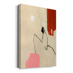 Terra Rosa Abstract II Premium Gallery Wrapped Canvas - Ready to Hang