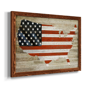 American Flag-Premium Framed Canvas - Ready to Hang