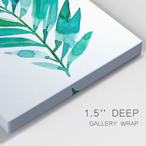 Palm Frond Flow I Premium Gallery Wrapped Canvas - Ready to Hang