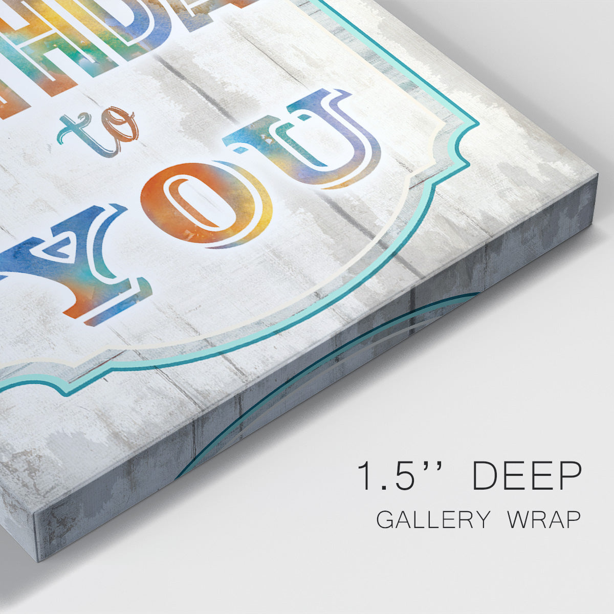 Happy Birthday to You Premium Gallery Wrapped Canvas - Ready to Hang