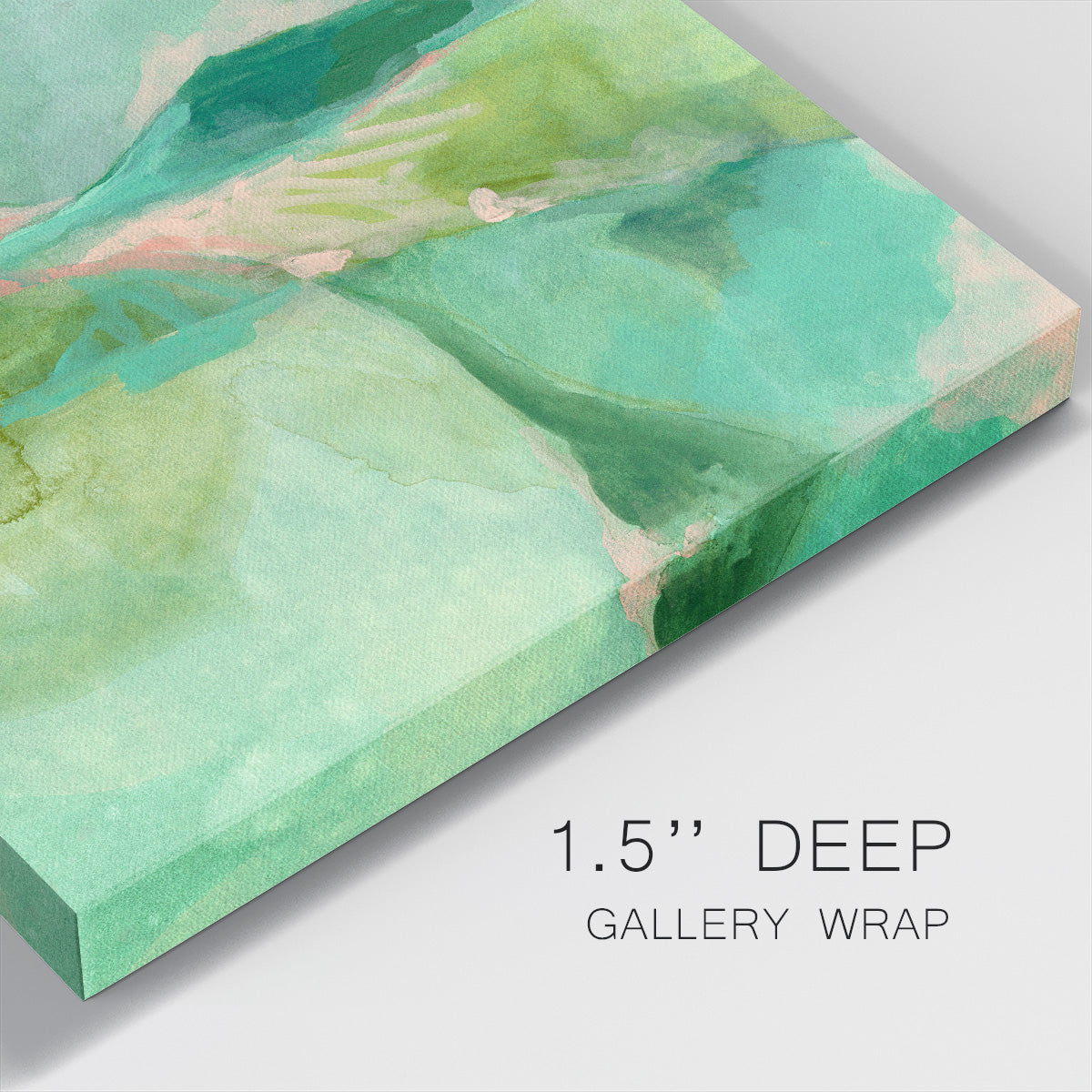 Mint Valley II-Premium Gallery Wrapped Canvas - Ready to Hang