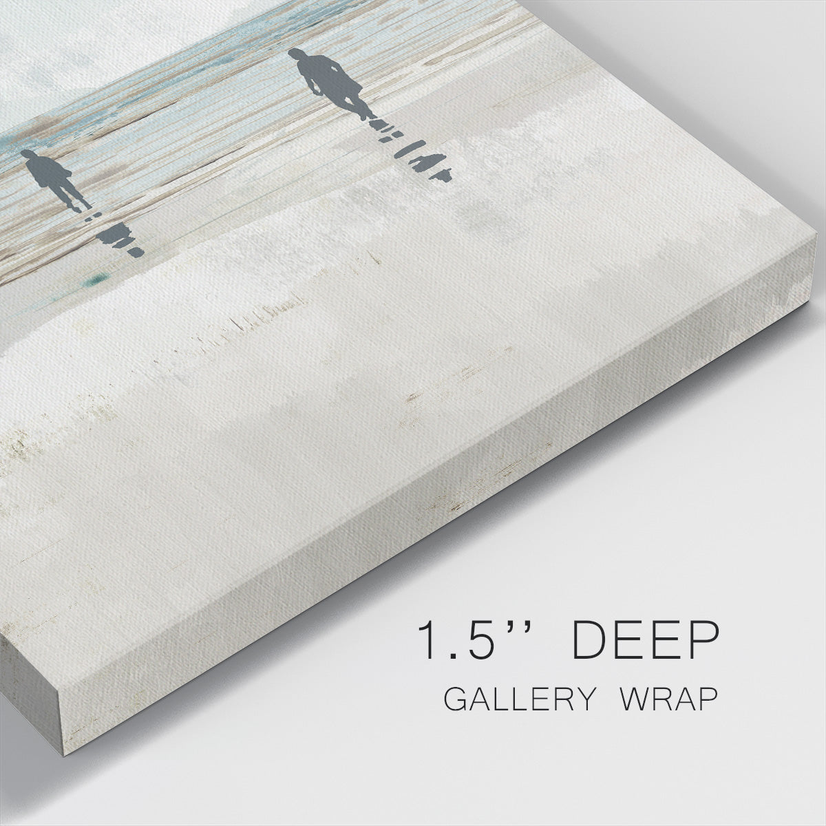 Beach Walking III-Premium Gallery Wrapped Canvas - Ready to Hang