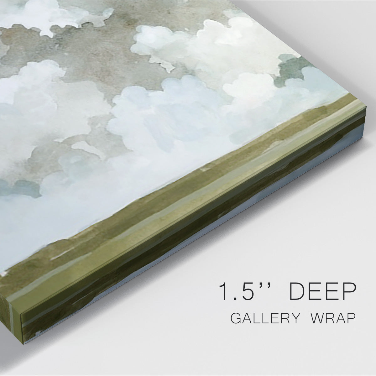 Vast Neutral Sky I Premium Gallery Wrapped Canvas - Ready to Hang