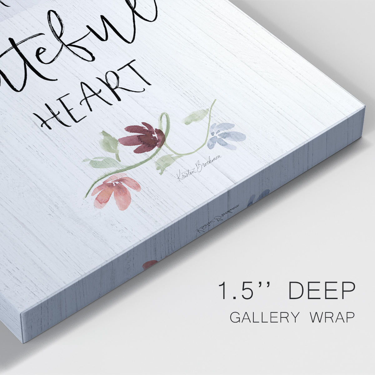 Grateful Heart Premium Gallery Wrapped Canvas - Ready to Hang