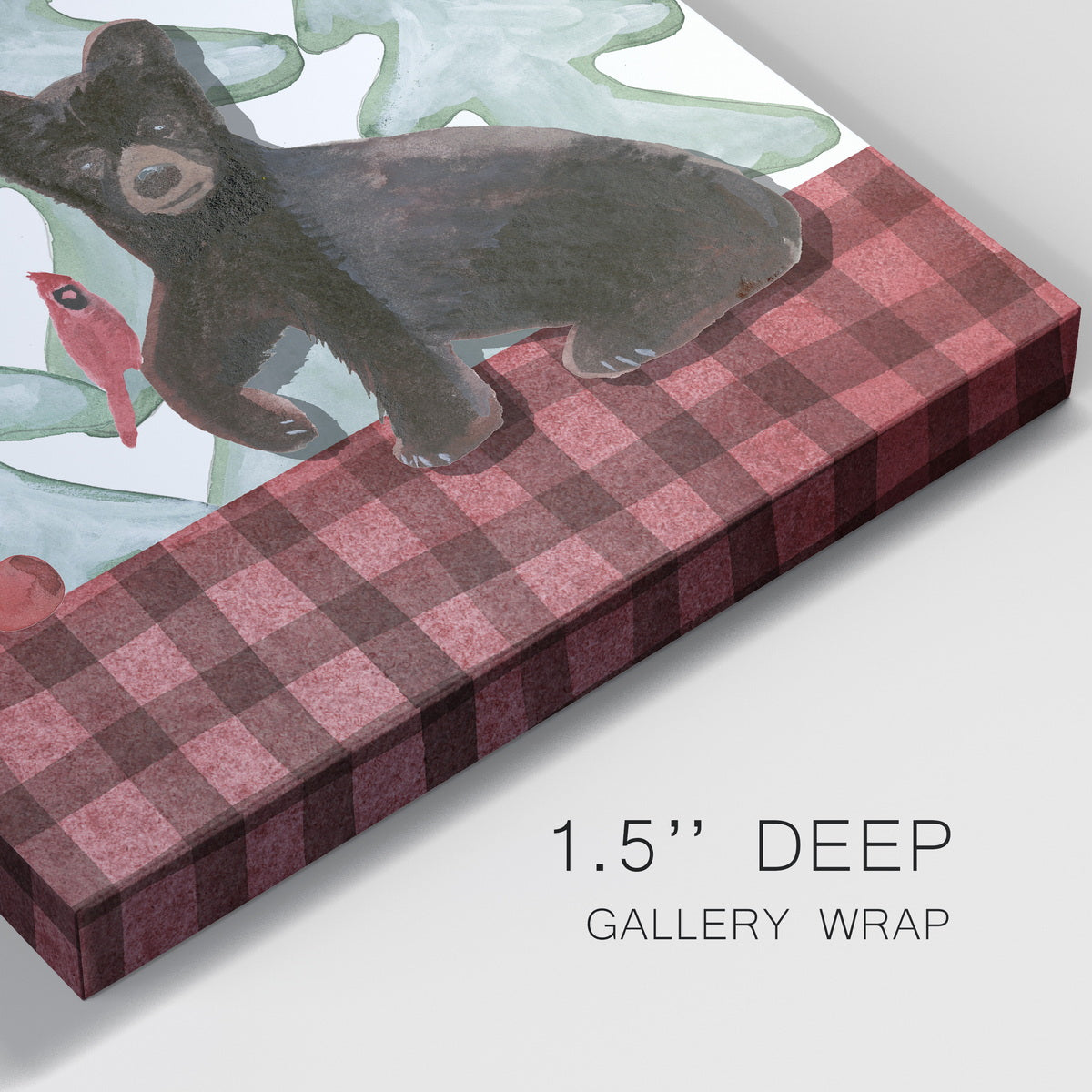 A Very Beary Christmas II-Premium Gallery Wrapped Canvas - Ready to Hang