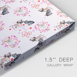 Cute Couture Collection E Premium Gallery Wrapped Canvas - Ready to Hang