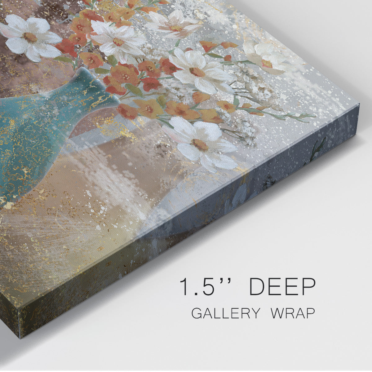 Vessels and Blooms Spice Premium Gallery Wrapped Canvas - Ready to Hang