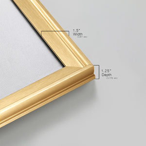 Molten Gold Premium Framed Print - Ready to Hang