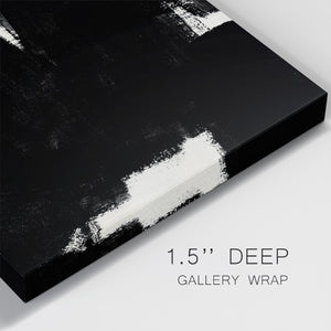 Block Brushwork I-Premium Gallery Wrapped Canvas - Ready to Hang