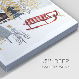 Christmas Chalet II-Premium Gallery Wrapped Canvas - Ready to Hang