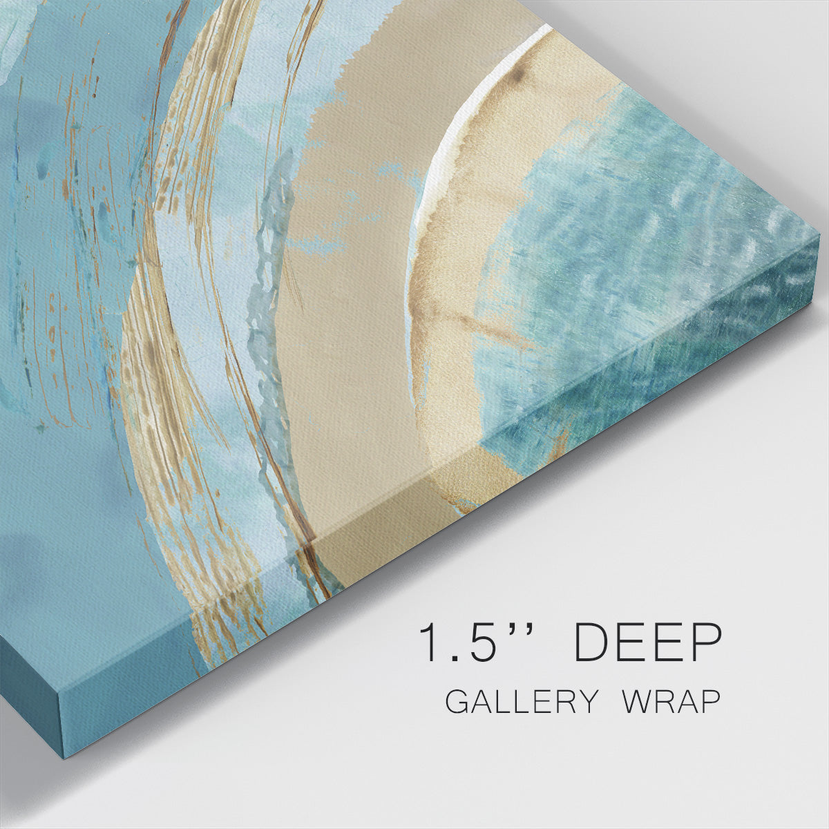 Making Blue Waves I-Premium Gallery Wrapped Canvas - Ready to Hang