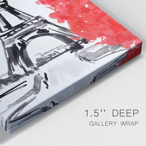 Day in Paris II Premium Gallery Wrapped Canvas - Ready to Hang
