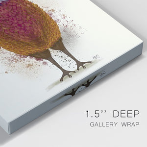 Pheasant Splash 3 Premium Gallery Wrapped Canvas - Ready to Hang