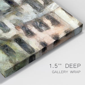 Stacked Houses II Premium Gallery Wrapped Canvas - Ready to Hang