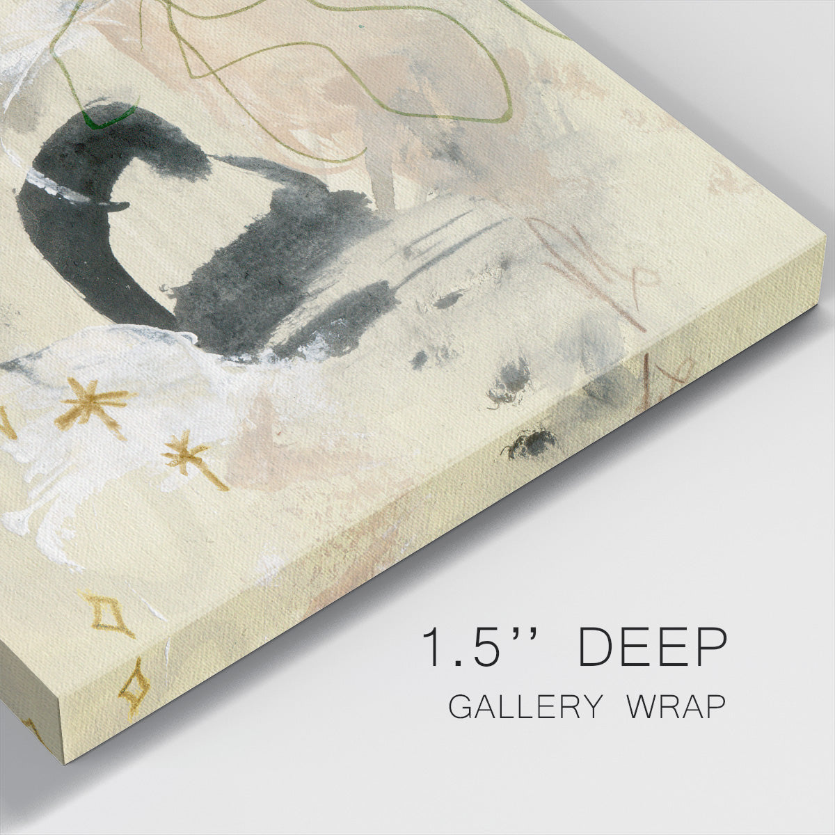 Winking Stars III-Premium Gallery Wrapped Canvas - Ready to Hang
