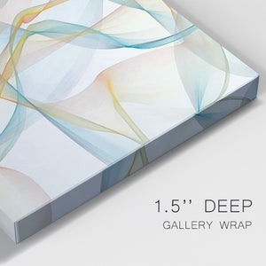 Curves and Waves IV Premium Gallery Wrapped Canvas - Ready to Hang