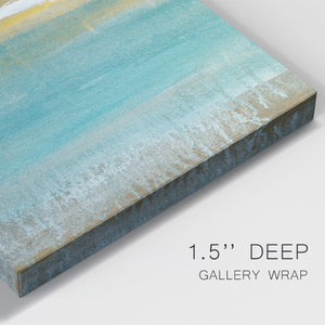 Aqua Quartz V1 Premium Gallery Wrapped Canvas - Ready to Hang