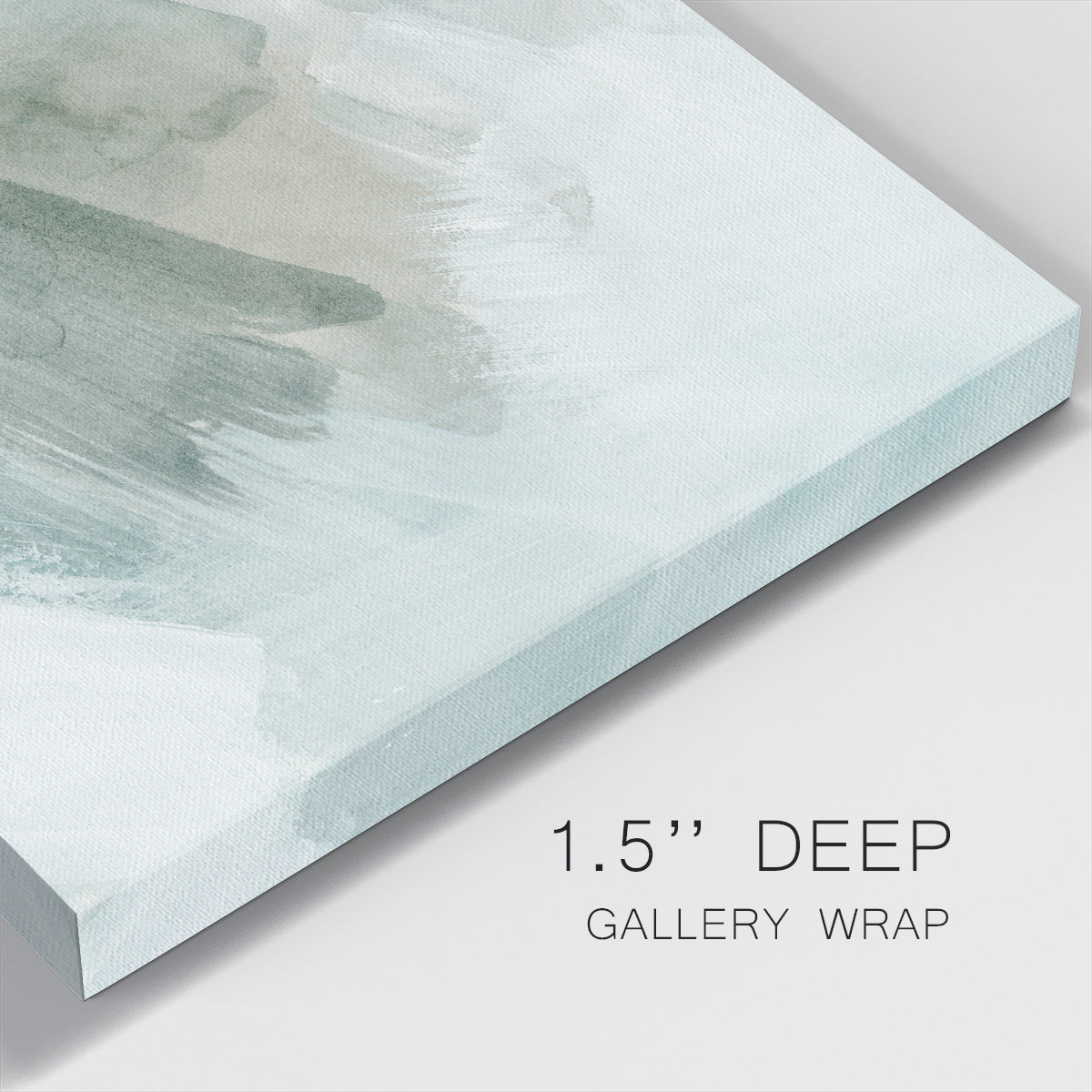 Snow and Sediment I-Premium Gallery Wrapped Canvas - Ready to Hang