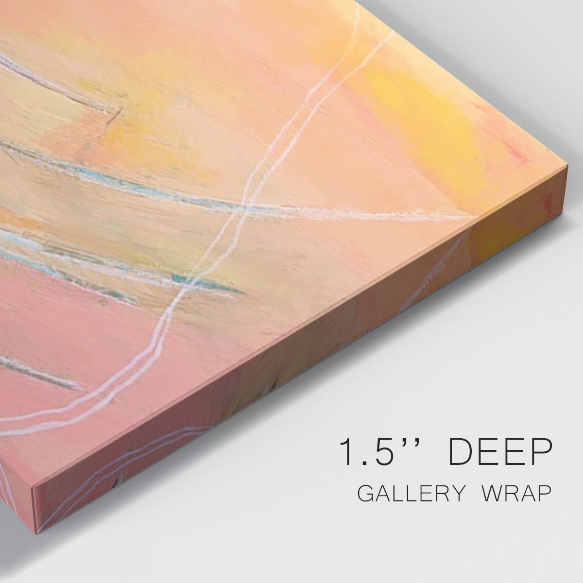 Peach Bliss I Premium Gallery Wrapped Canvas - Ready to Hang