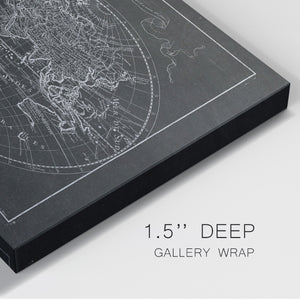 MONDE MAP - Canvas Art Print
