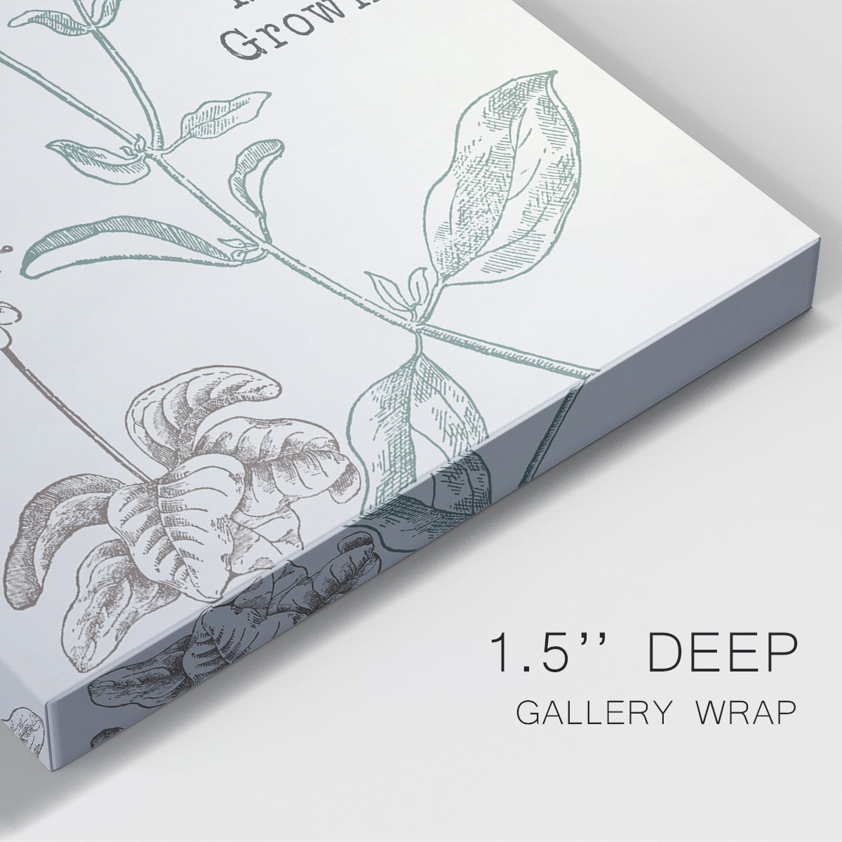 Keep Growing Premium Gallery Wrapped Canvas - Ready to Hang