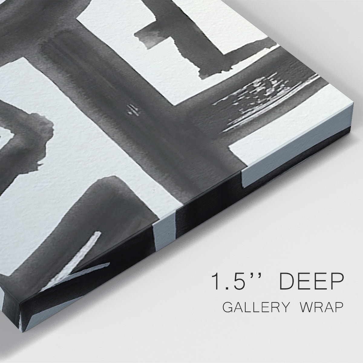 Inkwell Intersect II Premium Gallery Wrapped Canvas - Ready to Hang