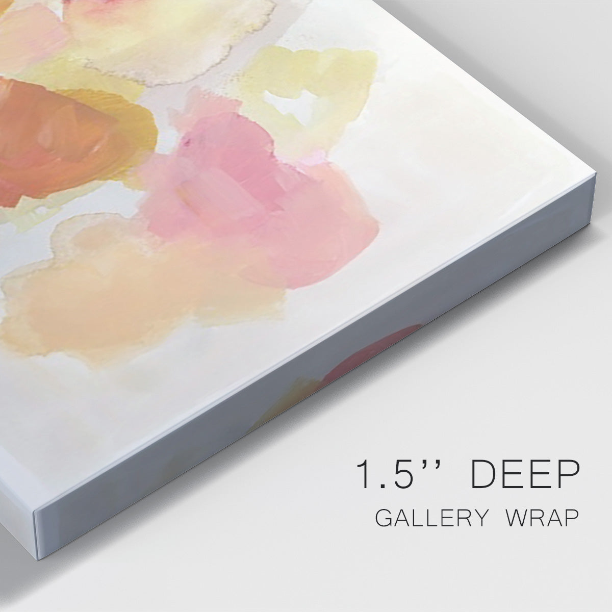 Warm Petals II Premium Gallery Wrapped Canvas - Ready to Hang